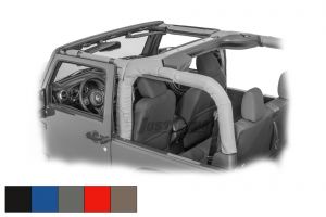 Dirtydog 4x4 Roll Bar Covers 8 Piece Kit For 2007-18 Jeep Wrangler JK 2 Door Models J2RBC07-