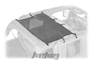 Dirtydog 4X4 Rear Seat Area Sun Screen For 2007-18 Jeep Wrangler JK Unlimited 4 Door Models J4SS07R1-
