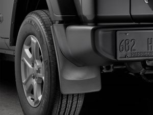 WeatherTech Mudflaps Rear Set For 2018+ Jeep Wrangler JL Sport Models 120099