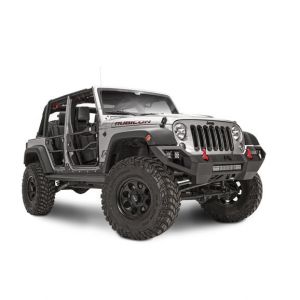 Fab Fours Front Vengeance Bumper For 2007-18 Jeep Wrangler JK 2 Door & Unlimited 4 Door JK07-D1851-1