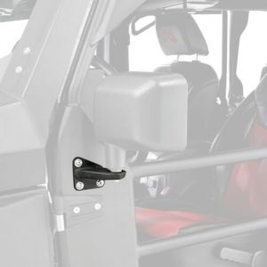 Fab Fours Tube Door Mirror Brackets for 07-25 Jeep Wrangler JL, JK & Gladiator JT JK1032-1