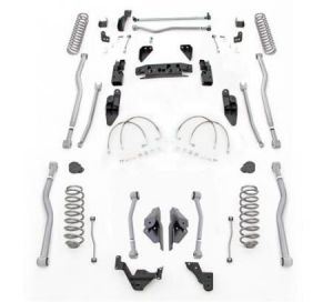Rubicon Express 3.5" Extreme Duty Radius Front & Rear Long Arm Lift Kit Without Shocks For 2007-18 Jeep Wrangler JK 2 Door Models JKRR23