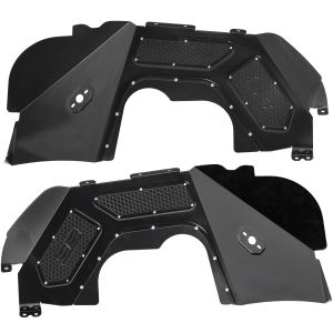 SmittyBilt Front Inner Fender Liners For 2018+ Jeep Gladiator JT & Wrangler JL 2 Door & Unlimited 4 Door Models