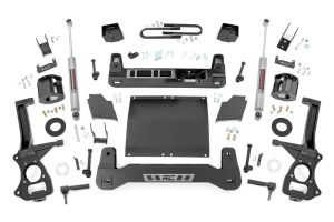 Rough Country 6 Inch Lift Kit Mono Leaf Rear Diesel For 2019-2024 & Classic GMC Sierra 1500 2WD/4WD 26631D