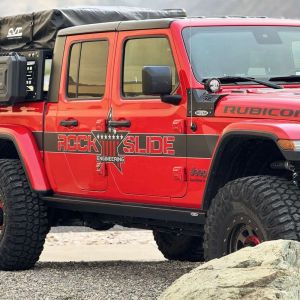 Rock Slide Engineering Deluxe Rock Rail for 20-24+ Jeep Gladiator JT SL-300-JT4
