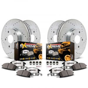 Power Stop Front & Rear Z36 Extreme Performance Brake Kit For 2007-18 Jeep Wrangler JK 2 Door & Unlimited 4 Door Models K2798-36