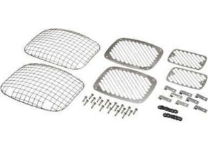 Kentrol Stainless Steel Wire Mesh Stone Guards for 87-95 Jeep Wrangler YJ 30467