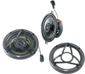 Kicker Factory Replacement Overhead Sound Bar Speaker Kits for 97-06 Jeep Wrangler TJ & Unlimited KWRTJ-