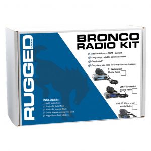Rugged Radios Two-Way GMRS Mobile Radio Kit for 21+ Ford Bronco BRONCO-