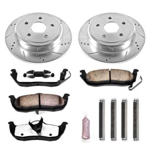 Power Stop Rear Z36 Extreme Performance Truck & Tow Brake Kit for 05-10 Jeep Grand Cherokee WK2 & Commander XK K2221-36