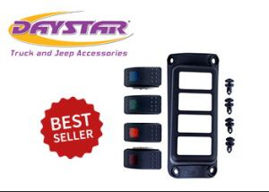 Daystar Switch Pillar in Black for 07-18 Jeep Wrangler JK, JKU KJ71056BK