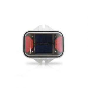 JW Speaker Model 210 LED Solar Red Flasher and Warning Light for Universal Applications 0647041