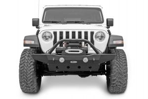 LoD Offroad Destroyer Series Mid-Width Front Bumper with Bull Bar for 18+ Jeep Wrangler JL & Gladiator JT JFB1813
