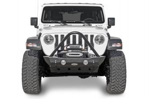 LoD Offroad Destroyer Series Shorty Front Bumper with Stinger Guard for 18+ Jeep Wrangler JL & 20+ Gladiator JT JFB1805