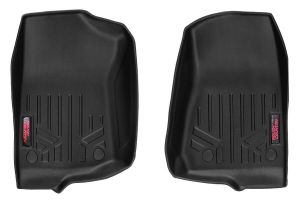 Rough Country Front Heavy Duty Fitted Floor Mats for 18-25 Jeep Wrangler JL M-6150