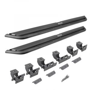 Go Rhino Dominator Xtreme DS Side Steps with Rocker Panel Mounting Bracket Kit for 21+ Ford Bronco Sport DS4029T