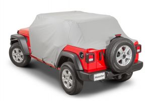 MasterTop Full Door Cab Cover for 18+ Jeep Wrangler JL Unlimited with Soft Top Folded Down 11111609