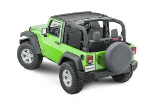 MasterTop ShadeMaker Mesh Bimini Top for 07-18 Jeep Wrangler JK 1420JK-