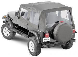 MasterTop Complete Soft Top Kit with Upper Doors for 88-95 Jeep Wrangler YJ 1132YJC-
