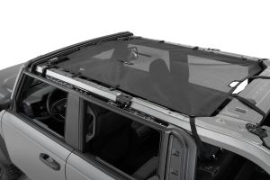 MasterTop Freedom Mesh Bimini Top Plus in Black for 21-25 Ford Bronco 4-Door 84201101-