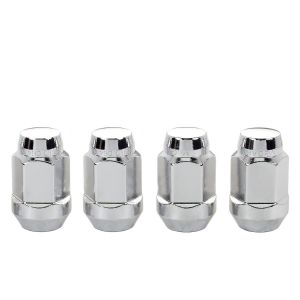 McGard Lug Nut 4 Pack in Bulged Hex with Chrome Finish 64073