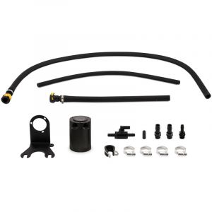 Mishimoto Baffled Oil Catch Can Kit for 18+ Jeep Wrangler JL & Gladiator JT with 3.6L Engine MMBCC-JLP-18PBE