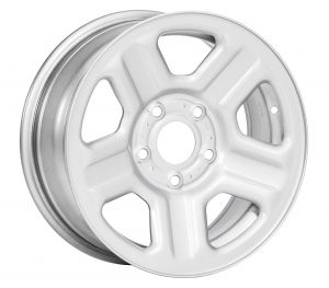 MOPAR 16x7" Lux Style Steel Wheel; 4.50" Backspace in Silver 1AH73S4AAD