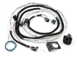 Mopar 7 Way Round Trailer Connector for 07-18 Jeep Wrangler JK, JKU 82210214AD