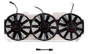 Mishimoto Performance Aluminum Fan Shroud with Electric Fans for 89-01 Jeep Cherokee XJ 4.0L MMFS-XJ-89-
