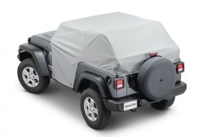 MasterTop Full Door Cab Cover for 18+ Jeep Wrangler JL with Soft Top Folded Down 11111509