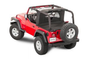 MasterTop Wind Stopper Plus & Tonneau Cover 2 Piece Kit for 97-06 Jeep Wrangler TJ 144542TJ-