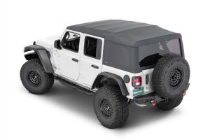 QuadraTop Complete Soft Top Kit for 18-26+ Jeep Wrangler JL Unlimited 11113-2435 Black Diamond