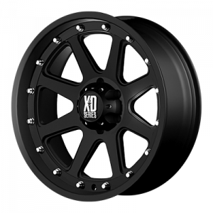 KMC XD798 Addict Matte Black Wheel 17x9 5X5 w/4.50BS XD79879050712N