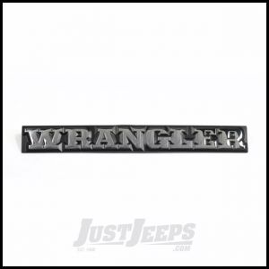 Omix-ADA Wrangler Emblem For 1987-90 Jeep Wrangler YJ DMC-55010768