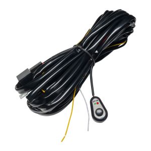 Oracle Lighting Roof Light Bar Switched Wiring Harness for 21-26+ Ford Bronco with the ORACLE Lighting Integrated Windshield Roof LED Light Bar System and without factory Aux Switches 5897-504