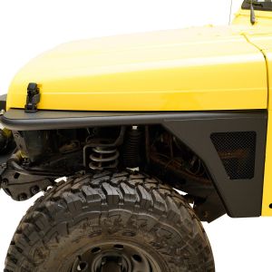 Paramount Automotive Steel Front Fender w/ Mesh Insert & LED Turn Signal for 97-06 Jeep Wrangler TJ & Unlimited TJ 51-0041