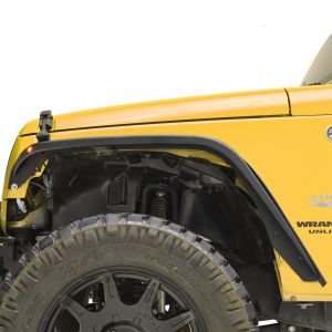 Paramount Automotive R-5 Canyon Off-Road Narrow Front Fender Flares with LED for 07-18 Jeep Wrangler JK & Unlimited JK 51-0712