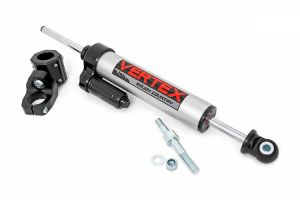 Rough Country VERTEX STEERING STABILIZER PASS-THROUGH for 07-18 Jeep Wrangler JK, JKU 680900
