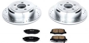 Power Stop Rear Z23 Evolution Sport Performance 1-Click Brake Kit for 08-12 Jeep Liberty KK K3046