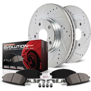 Power Stop Z23 Rear Evolution Sport Brake Kit for 18-25 Jeep Wrangler JL Sport & Sport S K7943