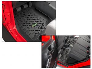 Quadratec Ultimate All Weather Floor Liners Front & Rear for 07-13 Jeep Wrangler JK Unlimited 14254-0304