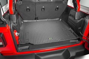 Quadratec Tru-Fit Rear Cargo Liner for 18+ Jeep Wrangler JL Unlimited w/ Leather Seats 14259JLUL-