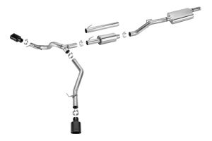 Quadratec Performance 3" Stainless Steel Dual Exhaust System for 20-25+ Jeep Gladiator JT with 3.6L 17613-2014