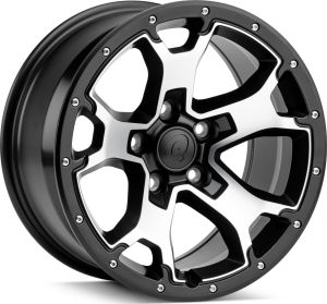 Quadratec Morphic II Wheel 17x8.5 with 5.2in Backspace for 07-24+ Jeep Wrangler JL, JK & Gladiator JT 92615-3835-