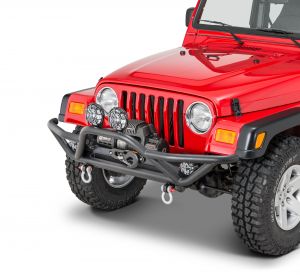 Quadratec QRC Front Bumper for 87-06 Jeep Wrangler YJ, TJ & Unlimited 12057-0102