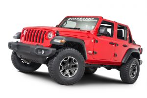 Quadratec Front & Rear Door Hinges for 18-20 Jeep Wrangler JL Unlimited 4-Door 13009-0321