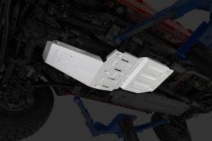 Quadratec Aluminum Modular Engine & Transmission, and Transfer Case Skid Plates for 18-20 Jeep Wrangler JL Unlimited with 3.6L engine (Non-Etorque) 12500-0280