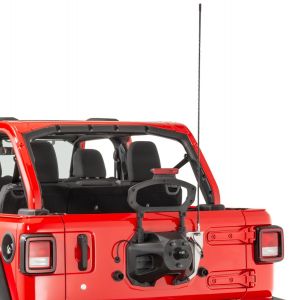 Quadratec Extreme Duty Stainless CB Radio Antenna Rear Tailgate Mount with 48" Antenna for 18+ Jeep Wrangler JL, JLU 96080-4020 