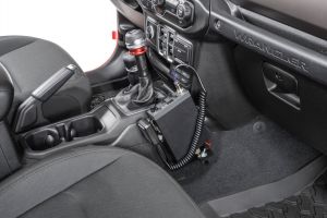 Quadratec Quick Disconnect CB Radio Mount for 18+ Jeep Wrangler JL & Gladiator JT 96080J-