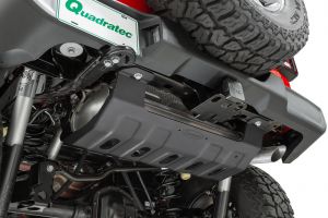 Quadratec Aluminum Modular Muffler Skid Plate for 18+ Jeep Wrangler JL, JLU 125000-